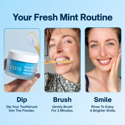 TELYSI Fresh Mint Teeth Whitening Powder — image 5