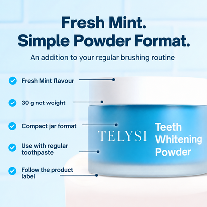 TELYSI Fresh Mint Teeth Whitening Powder — image 6