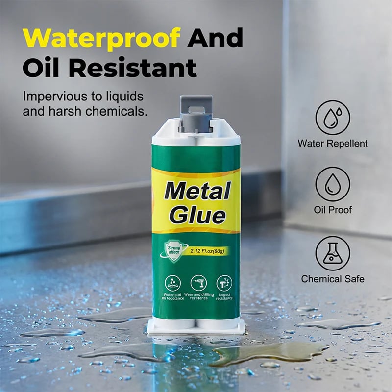 Waterproof and oil resistant metal repair